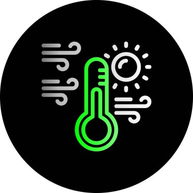 Soğuk simge vektör illüstrasyonu