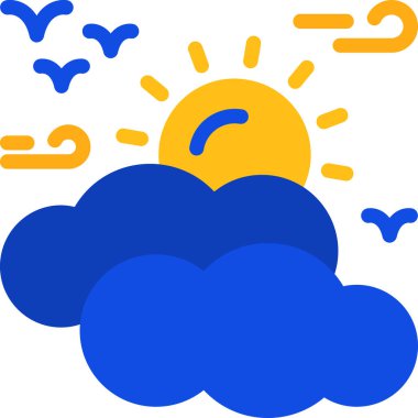 Hava simgesi tasarım, vektör çizim