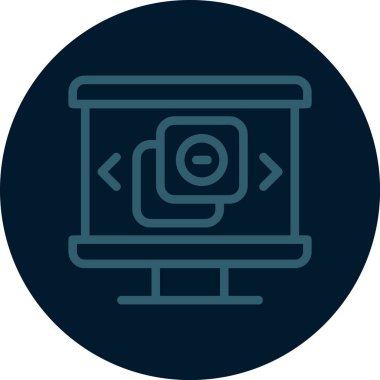 bilgisayar simgesi, vektör illüstrasyonu