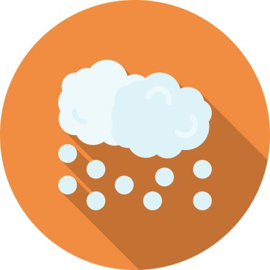 Bulut simgesi. Vektör illüstrasyonu