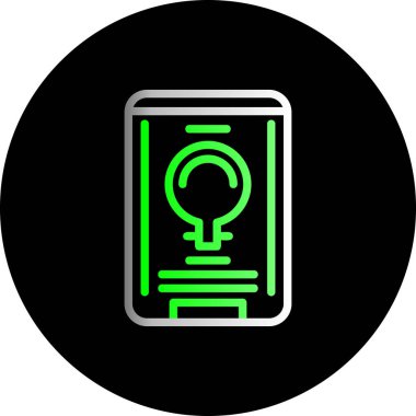 seo modern simgesinin vektör illüstrasyonu