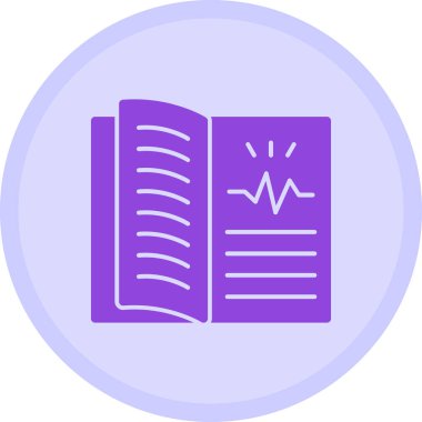 Kitap. Web simgesi basit illüstrasyon