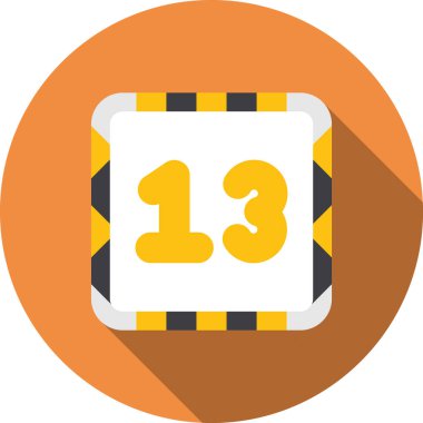 Takvim simgesi, vektör çizimi.