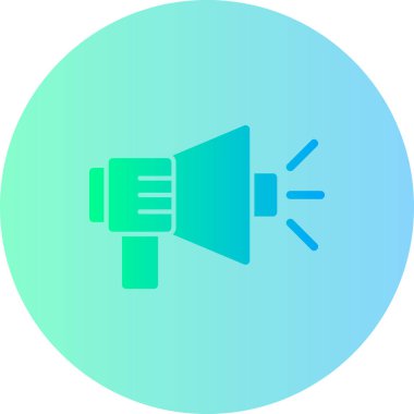 Hoparlör simgesinin vektör illüstrasyonu