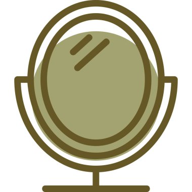 Golf topu simgesi, vektör illüstrasyonu