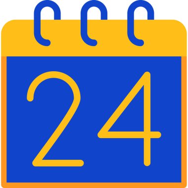 takvim tarihi simgesi vektör illüstrasyon