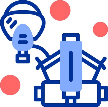 robot. Web simgesi basit illüstrasyon