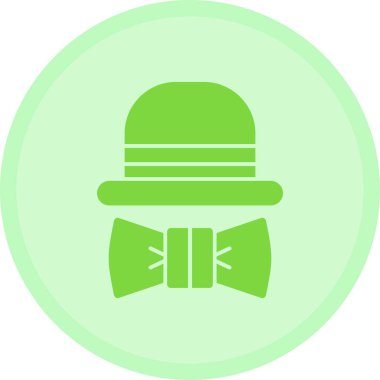 Bir şapka simgesinin vektör illüstrasyonu