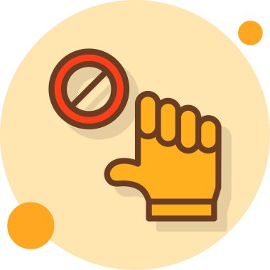 Parmak parmak simgesi - taslak biçimi