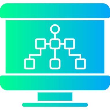İş simgesinin vektör illüstrasyonu