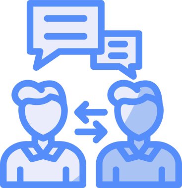 Sohbet iletişim simgesi - özet biçimi