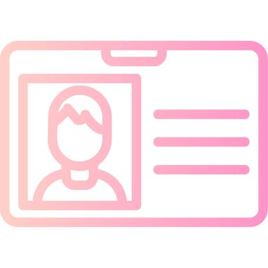 Avatar simgesi tasarımı, vektör illüstrasyonu