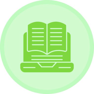 Kitap. Web simgesi basit illüstrasyon