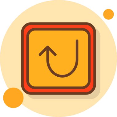 Yemek. Web simgesi basit illüstrasyon