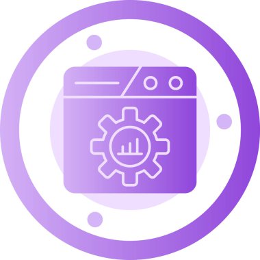 Modern bir simgenin vektör illüstrasyonu