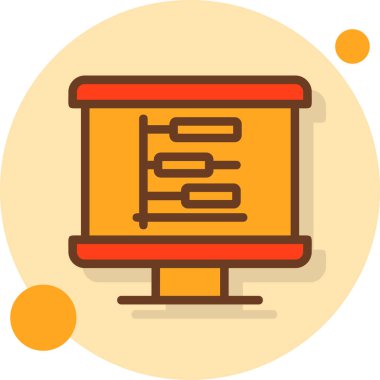 Modern bir simgenin vektör illüstrasyonu