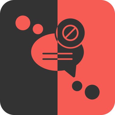 baloncuk sohbet simgesi - özet biçimi