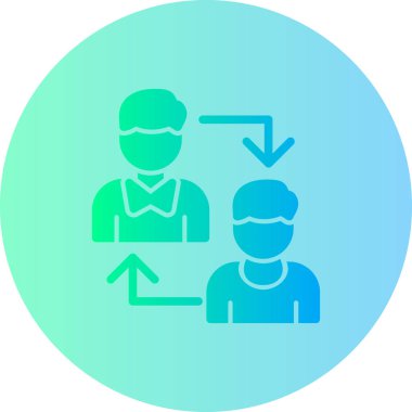 kullanıcı. Web simgesi basit illüstrasyon