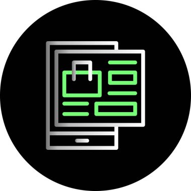 Web tarayıcı vektör simgesi