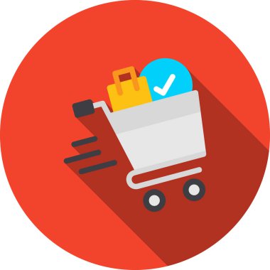 Alışveriş arabası ekommerce simgesi