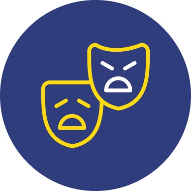 Kalkanlı üzgün surat. düz dizayn.