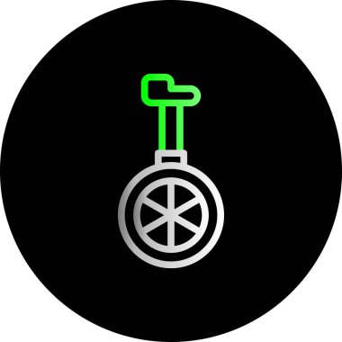 Kişisel bilgisayarın vektör illüstrasyon simgesi