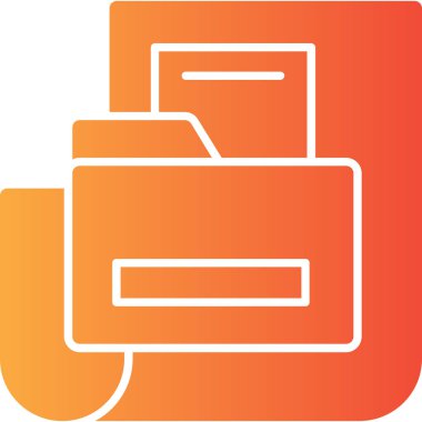 Dosya. Web simgesi basit illüstrasyon