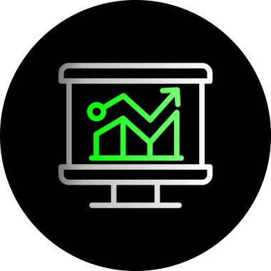 seo modern simgesinin vektör illüstrasyonu