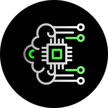 vektör Chip Simgesi illüstrasyonu