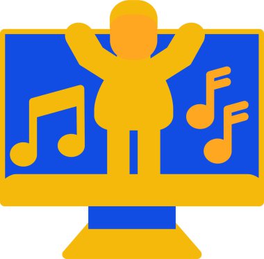 Müzik çalar. Web simgesi