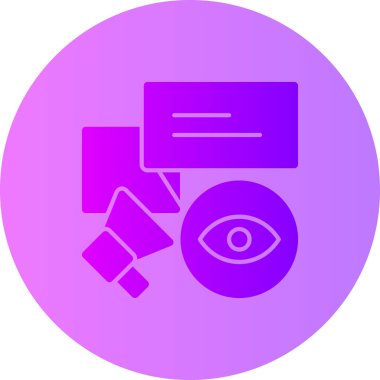 Modern bir simgenin vektör illüstrasyonu