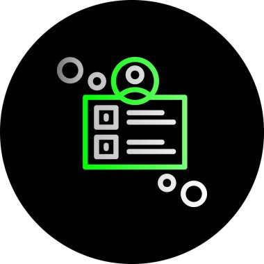 Belge simgesinin vektör illüstrasyonu