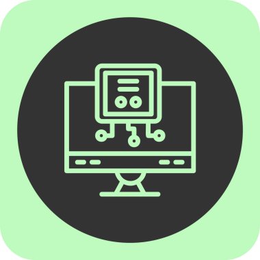 seo modern simgesinin vektör illüstrasyonu