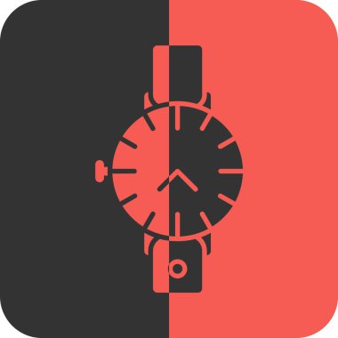 Simge vektör çizim beyaz arka plan üzerinde saat