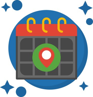 Harita konumu vektör simgesi