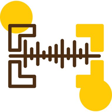 Modern bir simgenin vektör illüstrasyonu