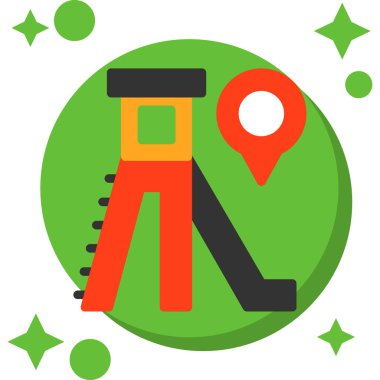 harita pin konumu simgesi düz biçimli