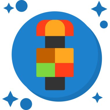 Boks eldiveni simgesi, düz dizayn