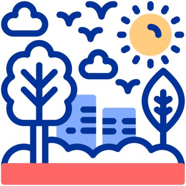 Bulut. Web simgesi basit illüstrasyon