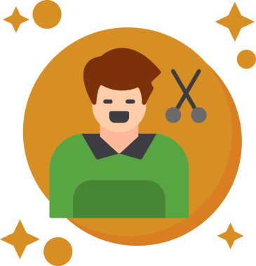 Elinde mikrofon vektör çizimi olan bir adam.