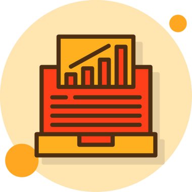 Yükselen Gölge Çemberi web simgesi, vektör illüstrasyonunu öğren