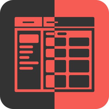 Hesap makinesi simgesinin vektör illüstrasyonu