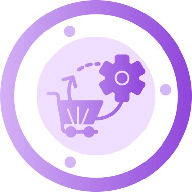 seo modern simgesinin vektör illüstrasyonu