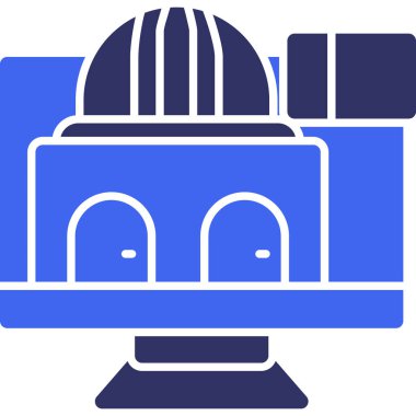 mimari yapı ikonu ana hatlar biçiminde