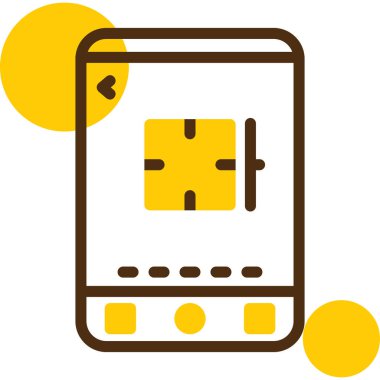 çip simgesi, beyaz arkaplanda illüstrasyon vektörü