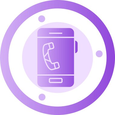 Çağrı. Web simgesi basit illüstrasyon