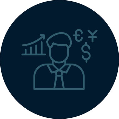 iş simgesi vektör illüstrasyonu