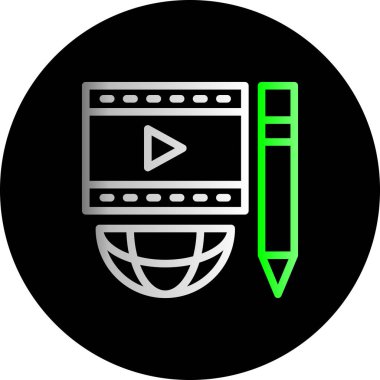 vektör çalma simgesi illüstrasyonu