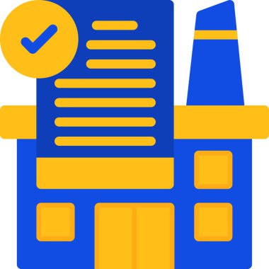 Kontrol listesi. Web simgesi basit illüstrasyon