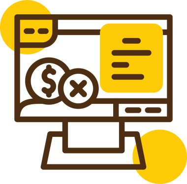 dizüstü bilgisayar simgesi, vektör illüstrasyonu